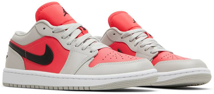 Air Jordan 1 Low 'Light Iron Ore Siren Red' DC0774-060